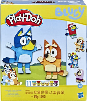 Play-doh bluey aankleed set - 11 kleipotjes