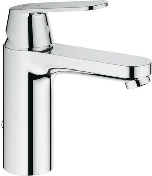 Grohe eurosmart cosmopolitan wastafelkraan - medium uitloop - met trekwaste - chroom - waterbesparend