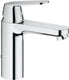 Grohe eurosmart cosmopolitan wastafelkraan - medium uitloop - met trekwaste - chroom - waterbesparend