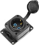 Orno heavy-duty opbouw wandcontactdoos met afdichting - vochtbestendig rubber ip44 - brandwerend - 1-voudig