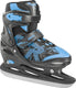 Roces – jokey ice 3.0 – ijshockeyschaatsen – schaatsen kinderen – zwart blauw – verstelbaar 4 maten comfort warmvoering – maat 38-41