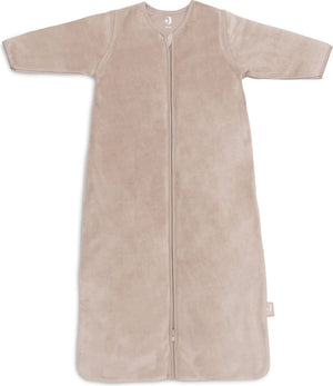 Jollein baby slaapzak winter met afritsbare mouw - 90cm velvet - wild rose - winterslaapzak