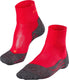 Falke tk2 cool short anti-blaar dik lyocell functioneel materiaal wandelsokken dames rood - maat 37-38