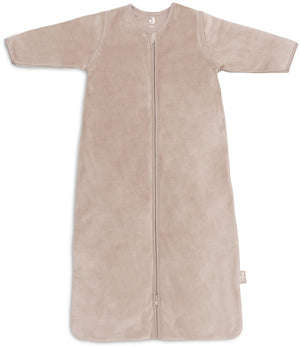 Jollein baby slaapzak winter met afritsbare mouw 110cm velvet - wild rose - winterslaapzak