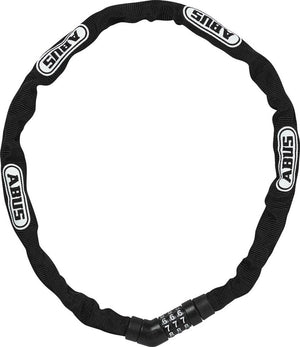 Abus 4804C 75 zwart fietskettingslot, 4mm, 75cm, cijferslot