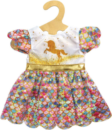 Heless poppenjurk unicorn goldy, 28-35 cm