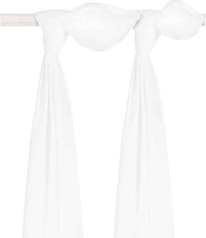 Jollein hydrofiel multidoek basic 115x115cm - white - 2 stuks