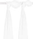Jollein hydrofiel multidoek basic 115x115cm - white - 2 stuks