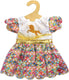 Heless pu-glitzerkleid einhorn goldy,gr.35-45cm