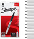Sharpie intrekbare permanente markers | fijne punt | zwart | 12 stuks
