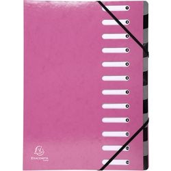 Mappen uitrekbare rug exacompta 53928e a4 roze
