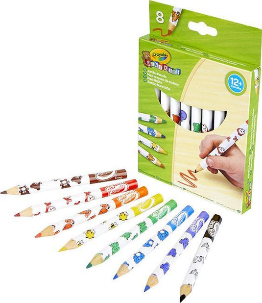 Crayola mini kids - dikke kleurpotloden, 8st.