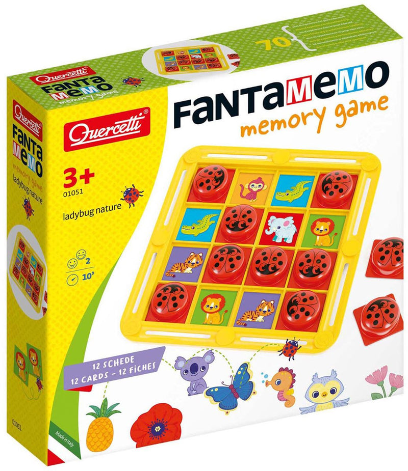 Afbeelding laden in galerijviewer, Quercetti educatief spel fantamemo lieveheersbeestje mozaïek.

