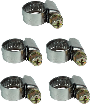 Einhell slangklemmenset 5 stuks. 8 - 12mm
