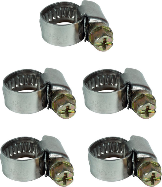 Einhell slangklemmenset 5 stuks. 8 - 12mm