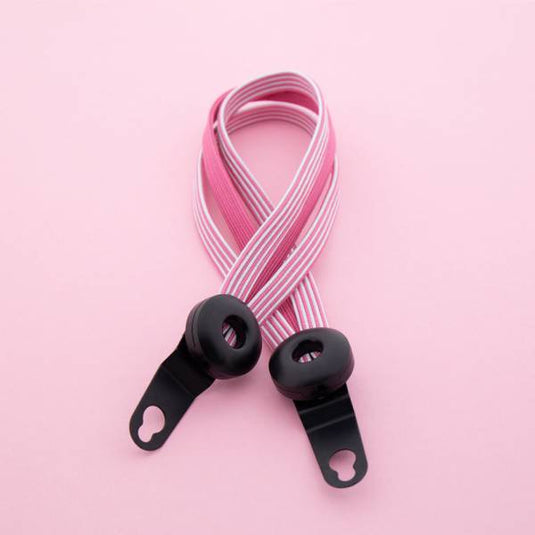 Qibbel widek snelbinder venture 24 zwarte beugels roze wit