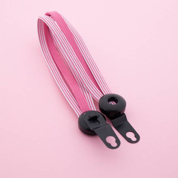 Load image into Gallery viewer, Qibbel widek snelbinder venture 24 zwarte beugels roze wit
