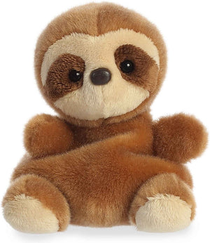 Aurora palm pals - leniwige knuffel - 12 cm - bruin - voor kinderen