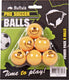 Buffalo pro tafelvoetbal balletjes set 6pcs yellow