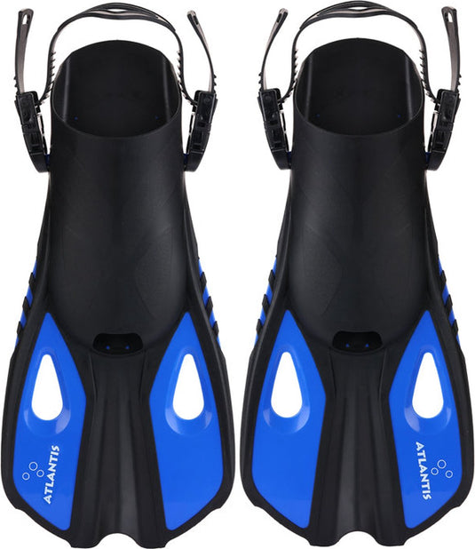 Atlantis snapper - zwemvliezen - flippers - kinderen - zwart blauw - 34-38