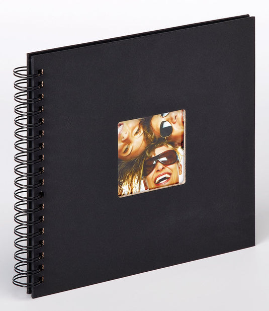 Walther sa-108-b fun - spiraal album - formaat 26 x 25 cm - zwart