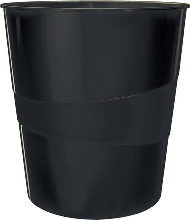 Leitz recycle prullenbak - 15 liter - 98% gerecycled plastic - zwart