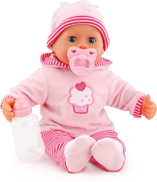 Bayer design - babypop first words baby 38 cm in roze
