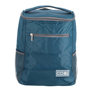 Afbeelding laden in galerijviewer, No brand strand camping koeltas - rugtas rugzak model - 23 x 15 x 36 cm - 2 vakken - blauw
