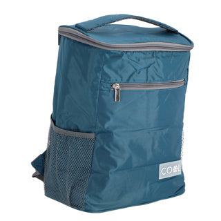 Afbeelding laden in galerijviewer, No brand strand camping koeltas - rugtas rugzak model - 23 x 15 x 36 cm - 2 vakken - blauw
