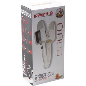 No brand multifunctionele snijder 4-in-1 | 2 stuks