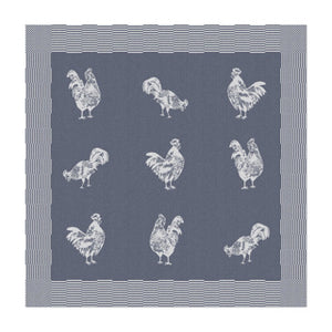 Ddddd theedoek goodmorning 60x65 blue | 6 stuks
