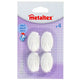 Metaltex plakhaken 4 stuks klein | 10 stuks