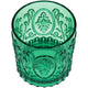 No brand tumbler acrylic green 8.9x8.9x9.5cm | 4 stuks