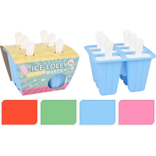 Load image into Gallery viewer, Ijslolliemaker 4 assorti kleur | 6 stuks
