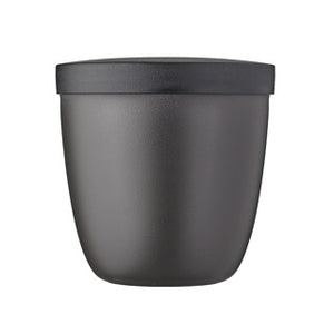 Mepal snackpot ellipse 500 ml nordic black | 2 stuks
