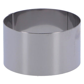 Metaltex bakring 8x4.5 cm rvs
