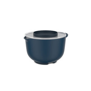 Mepal beslagkom met spatdeksel chef it - 3 l - schaal - magnetron- en vaatwasmachinebestendig - bakspullen - navy
