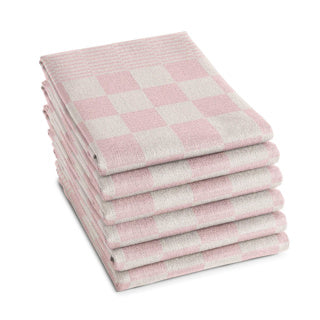 Afbeelding laden in galerijviewer, Ddddd theedoek barbeque 65x65 pastel pink | 6 stuks
