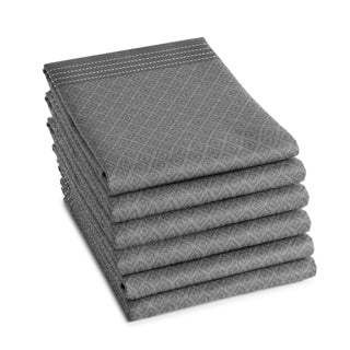 Ddddd theedoek akira 60 x 65 grey | 6 stuks