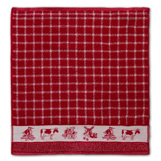 Afbeelding laden in galerijviewer, Ddddd keukendoek dutchie 50 x 55 red | 6 stuks
