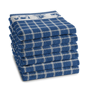 Afbeelding laden in galerijviewer, Ddddd keukendoek dutchie 50 x 55 blue | 6 stuks
