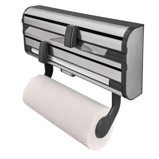 Leifheit rollenhouder parat royal - zwart rvs