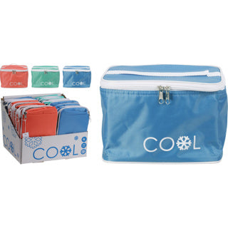 Koeltas 4 liter 3 assorti kleur | 6 stuks