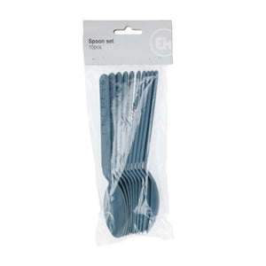 Lepelset pp 10 delig 3 assorti | 6 stuks