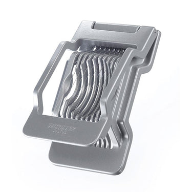Westmark eisnijder voor ronde en ovale plakjes, individueel gespannen roestvrijstalen snijdraden, aluminium roestvrij staal, justus, grijs, 10402260