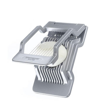 Westmark eisnijder voor ronde en ovale plakjes, individueel gespannen roestvrijstalen snijdraden, aluminium roestvrij staal, justus, grijs, 10402260