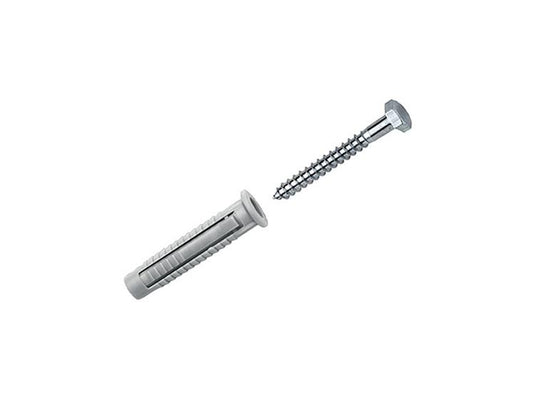 Celo 1047068 - nylon plug fx10 met houtdraadbout 7x65 5 stuks | 1 stuks