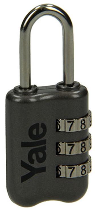 Afbeelding laden in galerijviewer, Yale 1018569 - bagage-cijferhangslot grijs yp2 23 128 1g 23mm | 5 stuks
