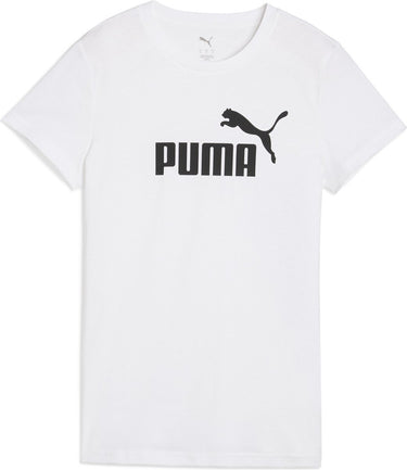 Puma ess no. 1 logo tee dames sportshirt - white
