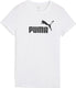 Puma ess no. 1 logo tee dames sportshirt - white